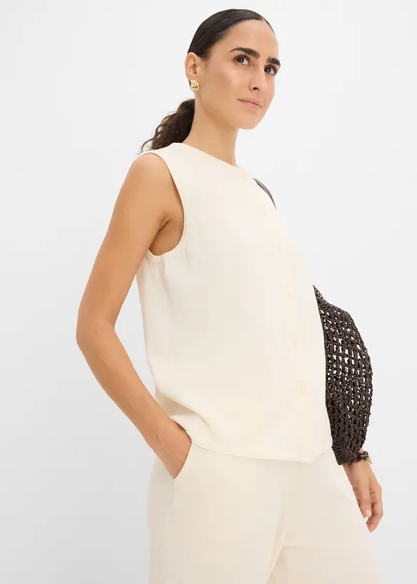 Sommervest i strikket materiale, bonprix