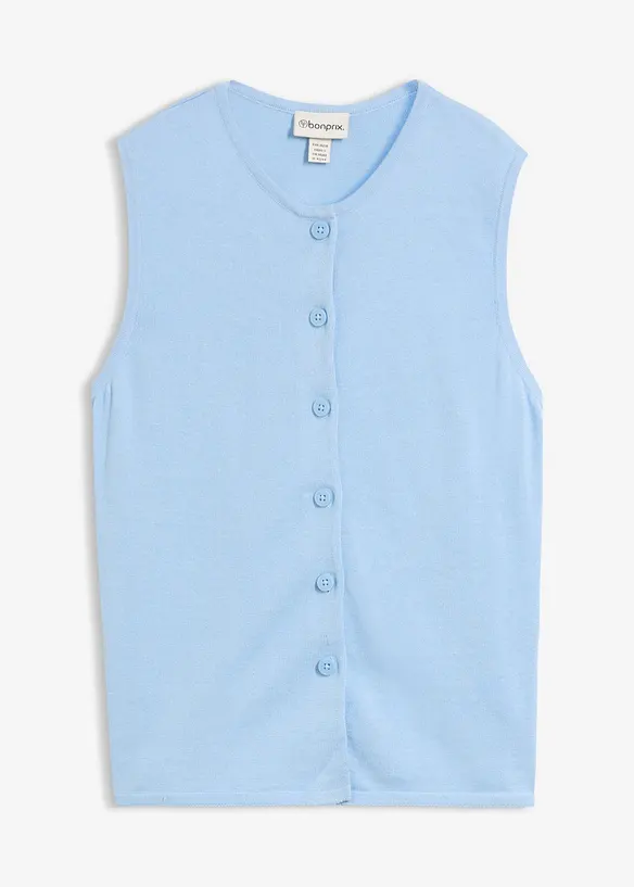 Sommervest i strikket materiale, bonprix