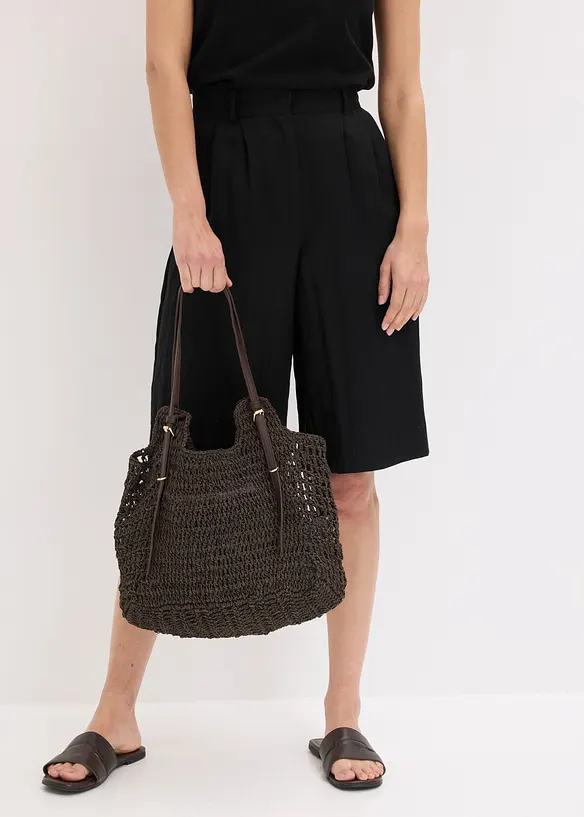 Shopper med spennedetaljer, bonprix
