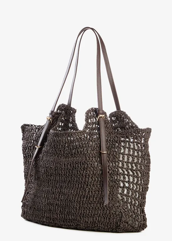 Shopper med spennedetaljer, bonprix