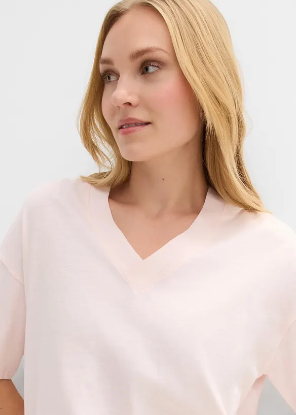 Oversized T-skjorte i 100% &oslash;kologisk bomull, bonprix