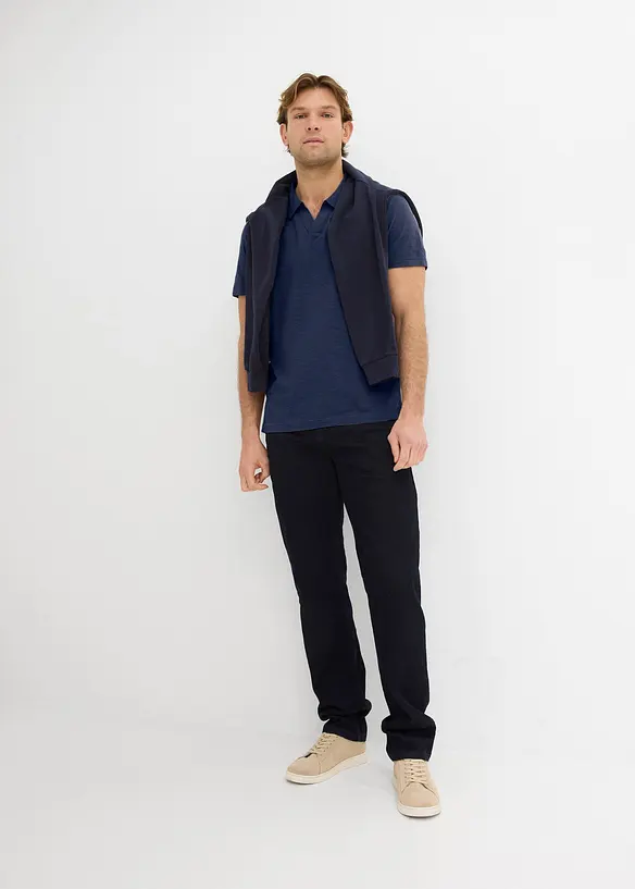 Poloskjorte av 100% &oslash;kologisk bomull (3-pack), bonprix