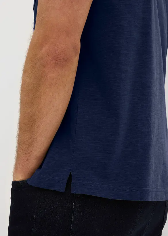 Poloskjorte av 100% &oslash;kologisk bomull (3-pack), bonprix