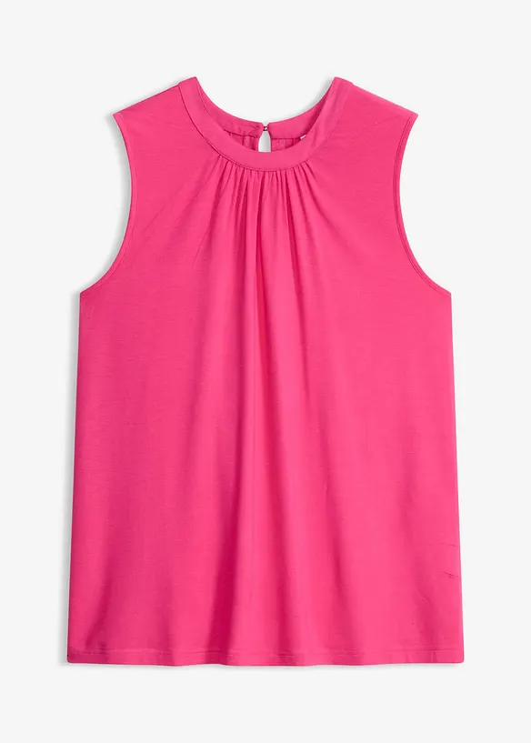 Blusetopp i jersey, bonprix