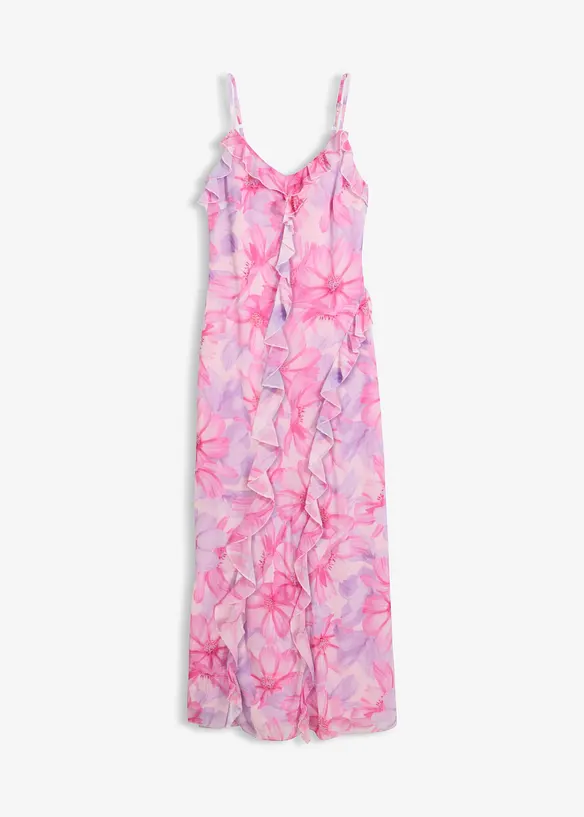 Stroppekjole i myk mesh, bonprix