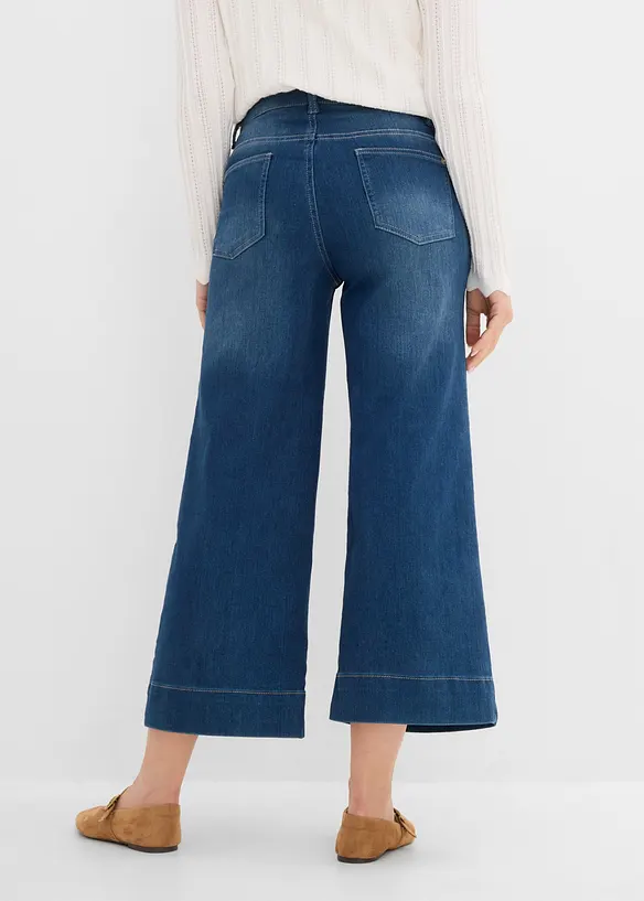 7/8-culotte i ultrasoft denim, bonprix