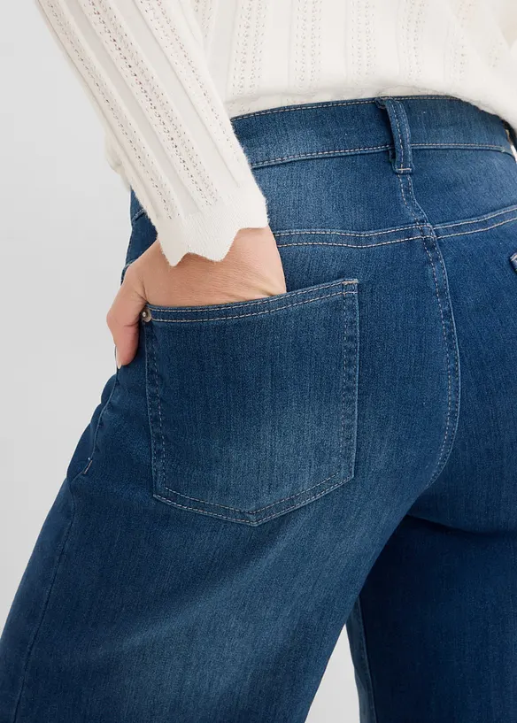 7/8-culotte i ultrasoft denim, bonprix