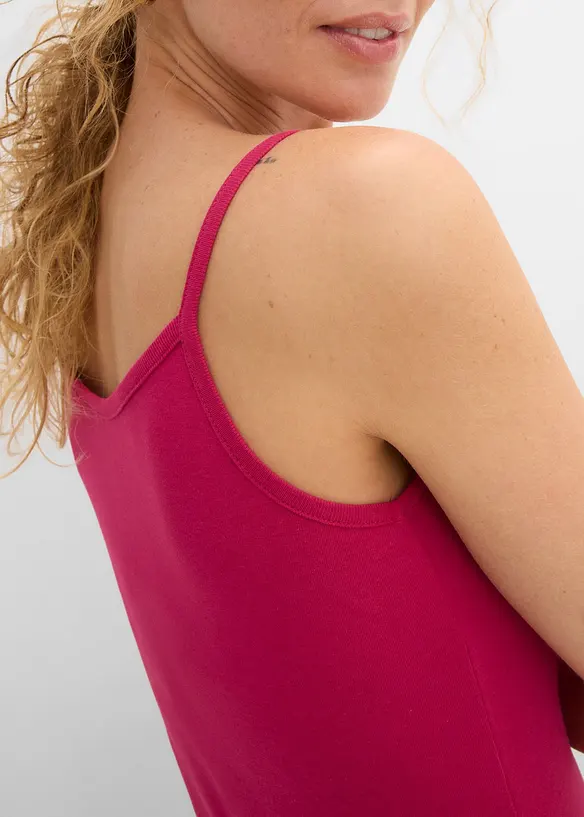 Singlet i 100% bomull (3-pack), bonprix