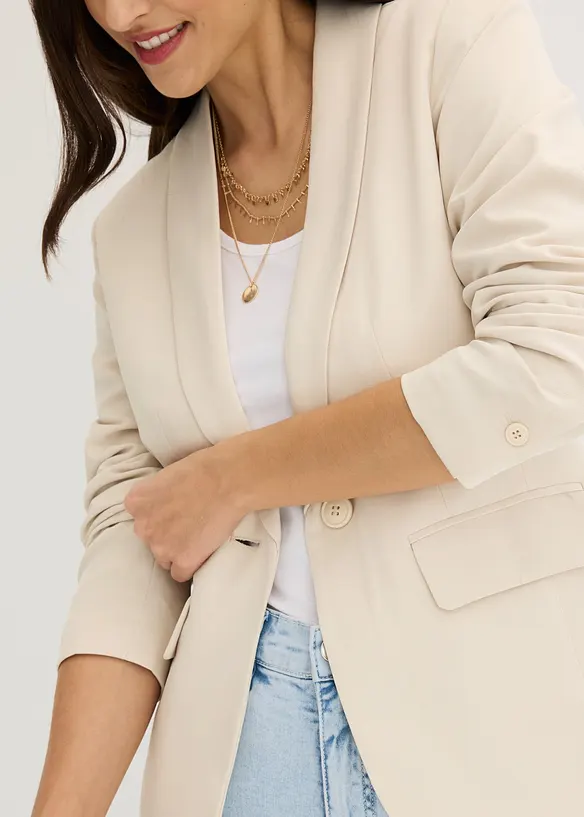 Blazer med knapp, bonprix