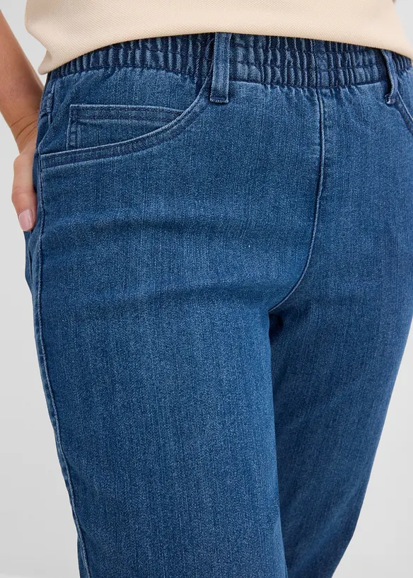 Straight-jeans, Mid Waist, komfortlinning, (2 pack), bonprix