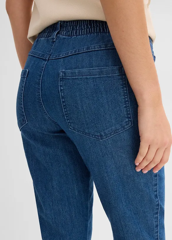Straight-jeans, Mid Waist, komfortlinning, (2 pack), bonprix