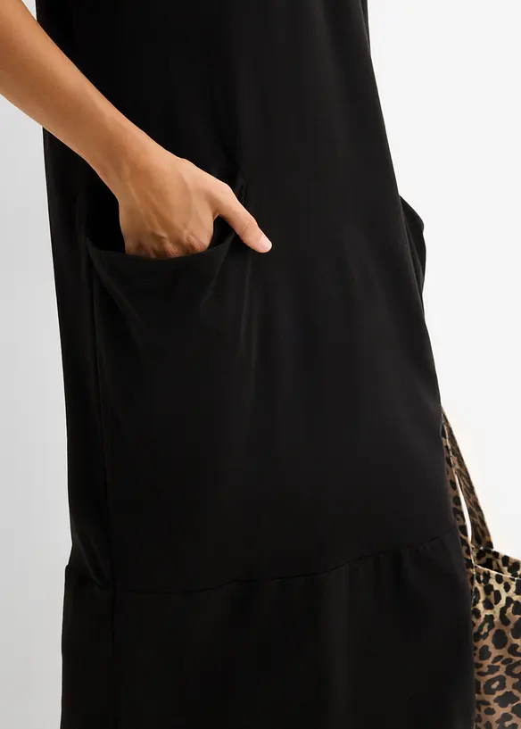 Jerseykjole med lommer, bonprix