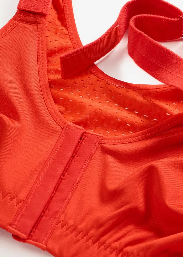 Trenings-BH med lukning foran og medium st&oslash;tte, bonprix