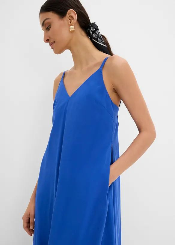 Jumpsuit i viskosemiks med regulerbare stropper, bonprix