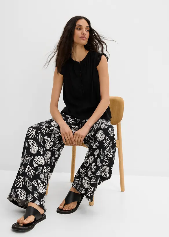 Bluse i viskose, bonprix