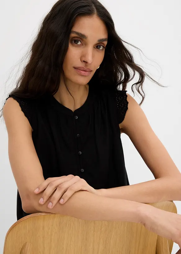 Bluse i viskose, bonprix