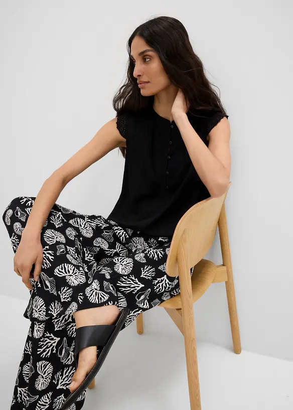 Bluse i viskose, bonprix