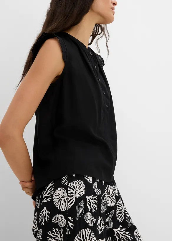 Bluse i viskose, bonprix