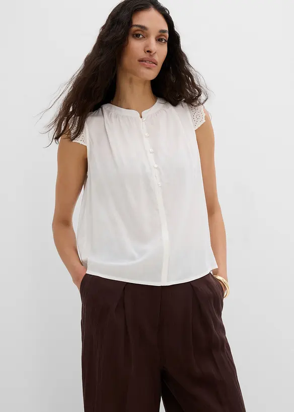 Bluse i viskose, bonprix