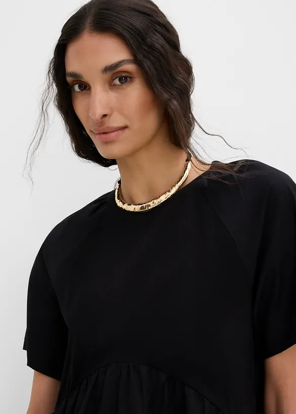 Midikjole i 100% bomull, bonprix