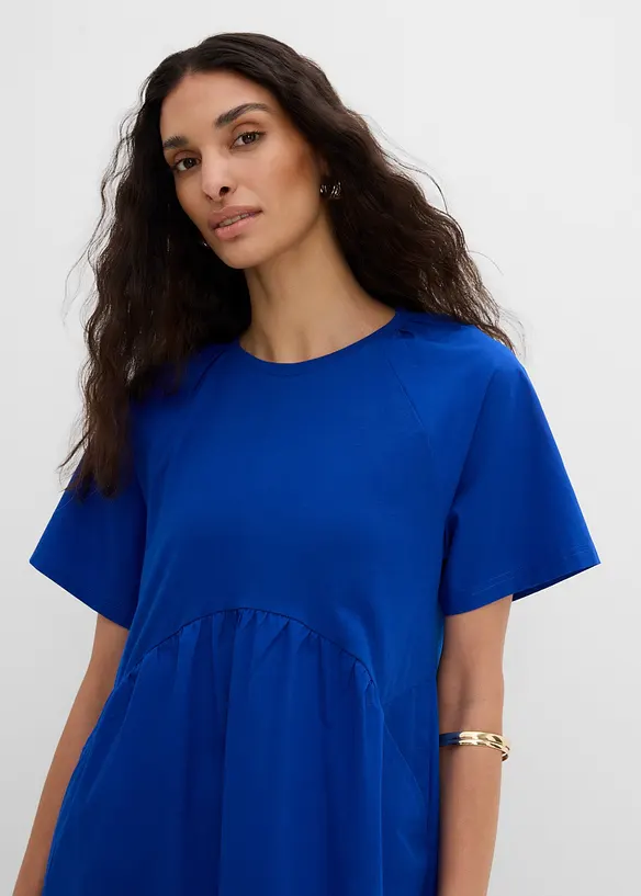 Midikjole i 100% bomull, bonprix