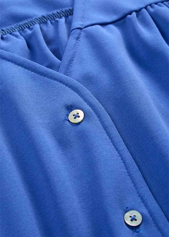 Jerseybluse i viskosepik&eacute;, bonprix