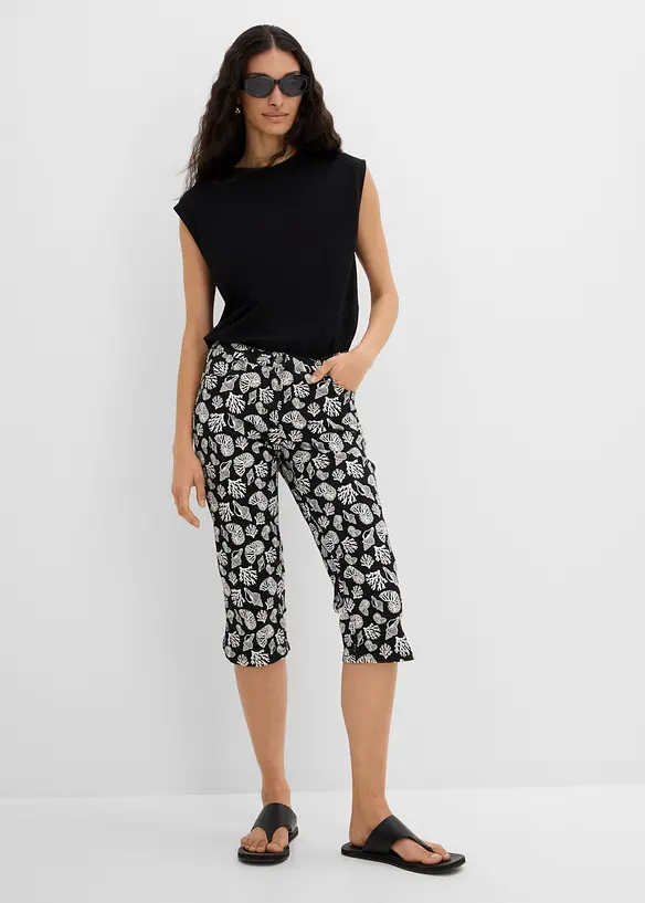 Capribukse med bomullsstretch, bonprix
