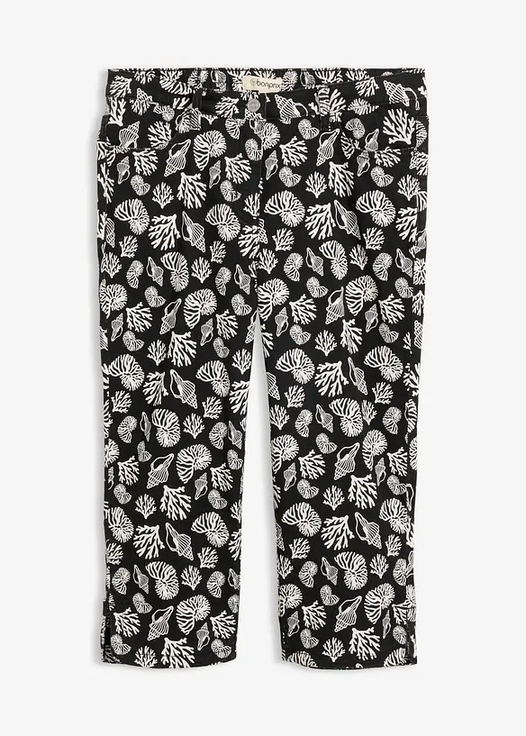 Capribukse med bomullsstretch, bonprix