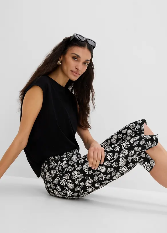 Capribukse med bomullsstretch, bonprix