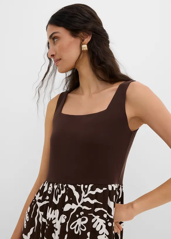 Jerseykjole i viskosemiks, bonprix