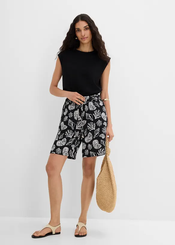 Shorts i viskosemiks, bonprix