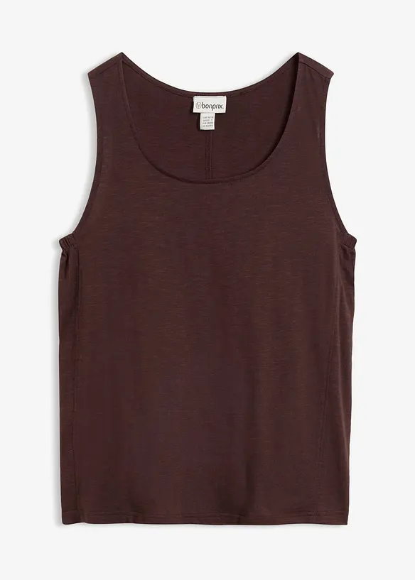 Singlet i 100% &oslash;kologisk bomull, bonprix