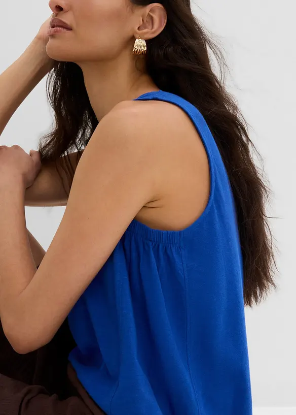 Singlet i 100% &oslash;kologisk bomull, bonprix