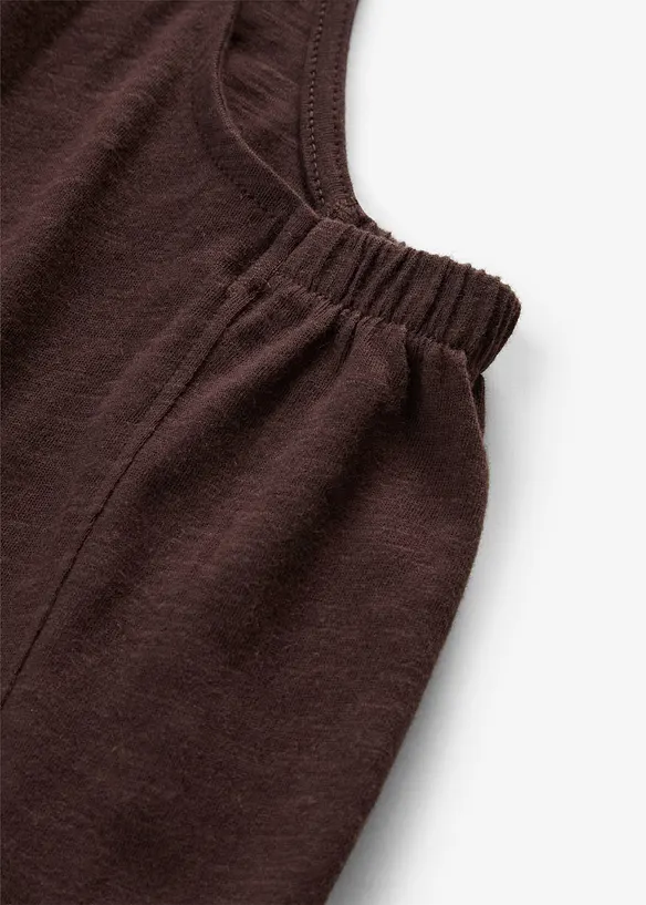 Singlet i 100% &oslash;kologisk bomull, bonprix