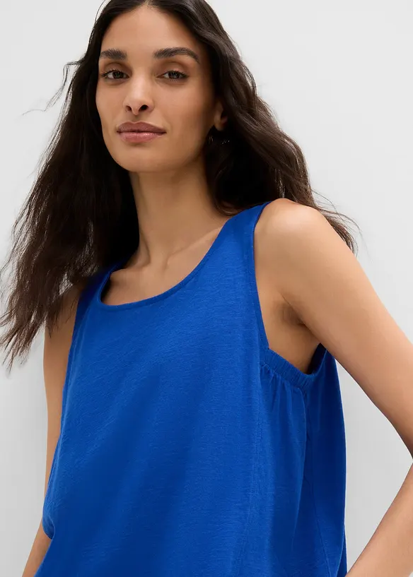 Singlet i 100% &oslash;kologisk bomull, bonprix