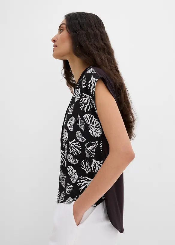 Bluse i myk viskose, bonprix