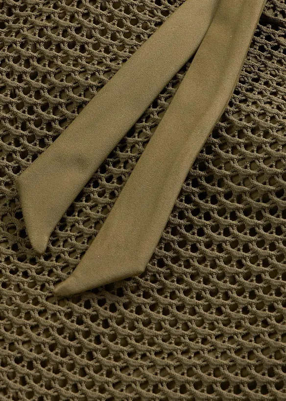 Heklet halterneck-badedrakt, bonprix