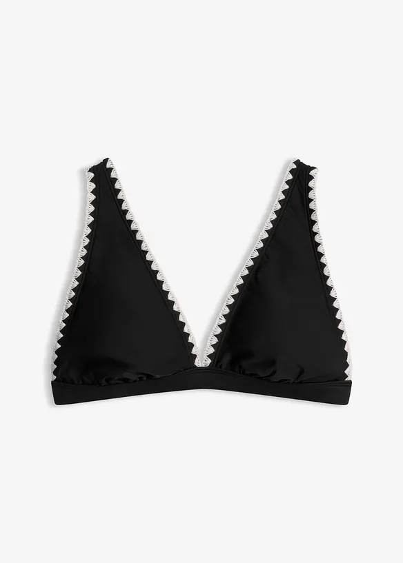 Bikinitopp med broderi, bonprix
