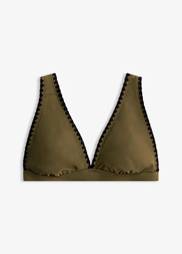 Bikinitopp med broderi, bonprix