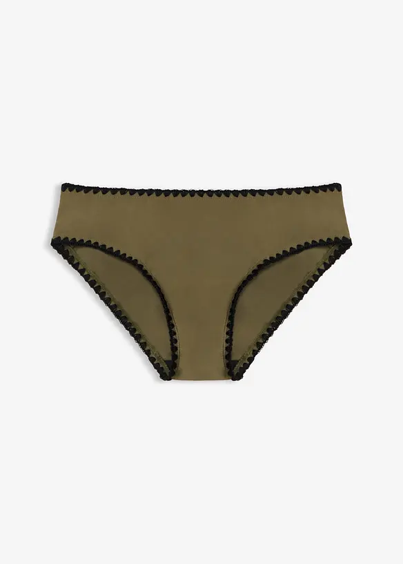Bikinitruse med broderi, bonprix