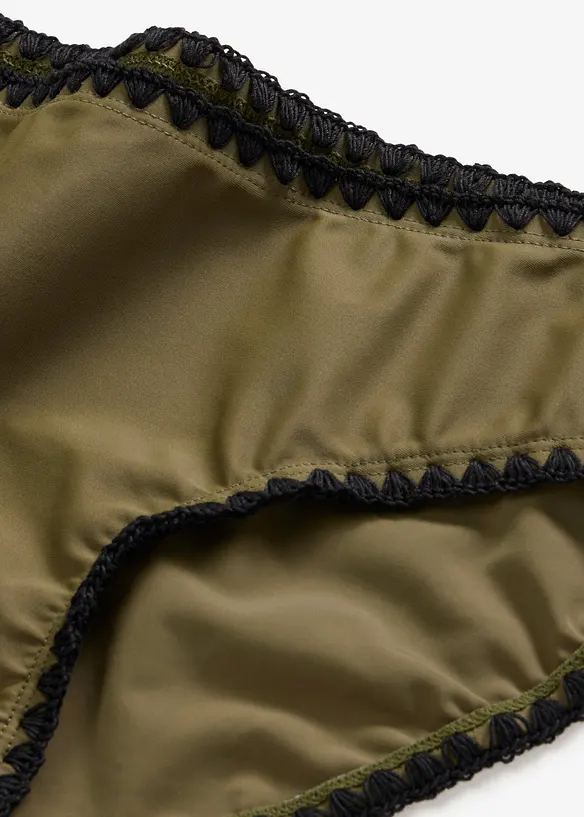 Bikinitruse med broderi, bonprix