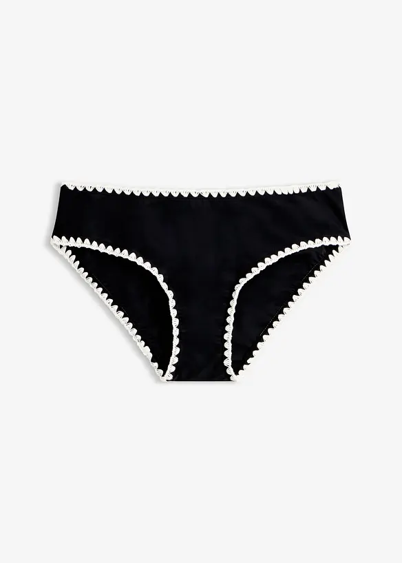 Bikinitruse med broderi, bonprix