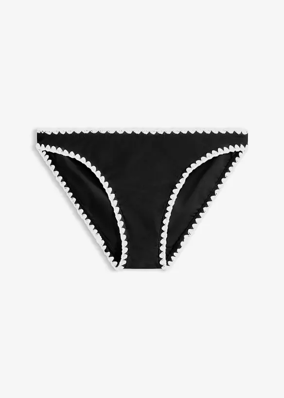 Liten bikinibukse med broderi, bonprix