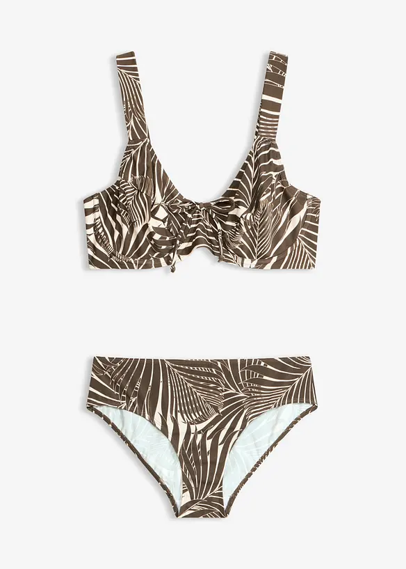 Minimizer-bikini med vatterte skulderb&aring;nd, bonprix