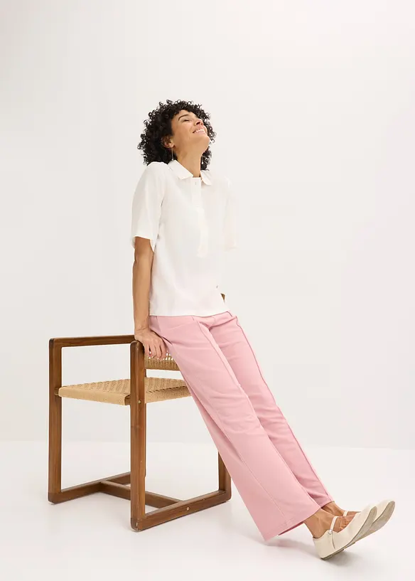 Pull on-bukse i formstabilt interlockmateriale, bonprix