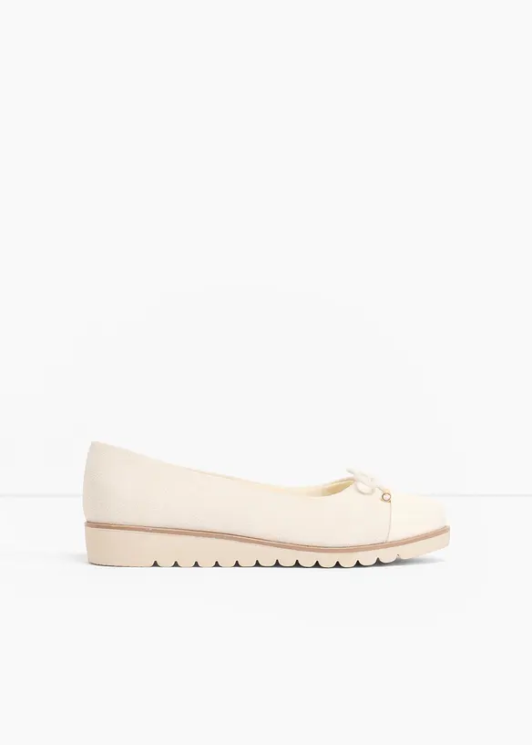 Ballerinasko med polstret inners&aring;le, bonprix