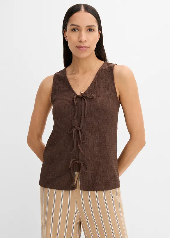 Topp av strukturert materiale, bonprix