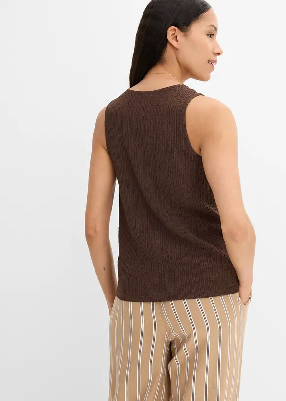 Topp av strukturert materiale, bonprix