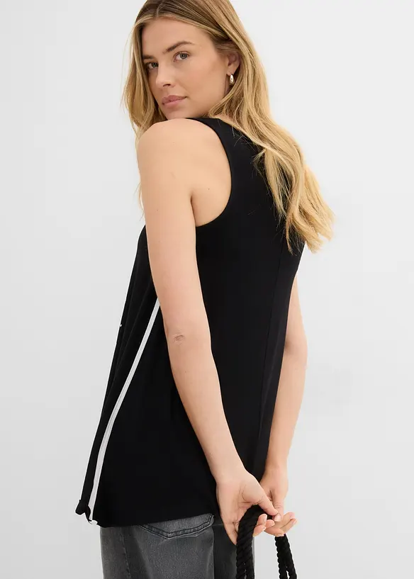 Lang topp med print, bonprix