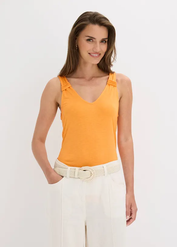 Jerseytopp i 100% viskose, bonprix